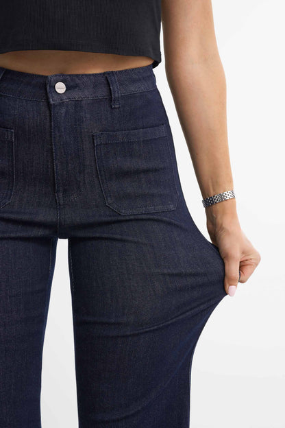 Retro utsvingt jeans