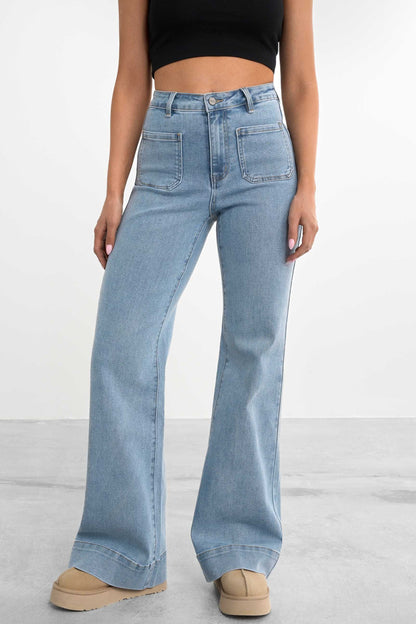 Retro utsvingt jeans