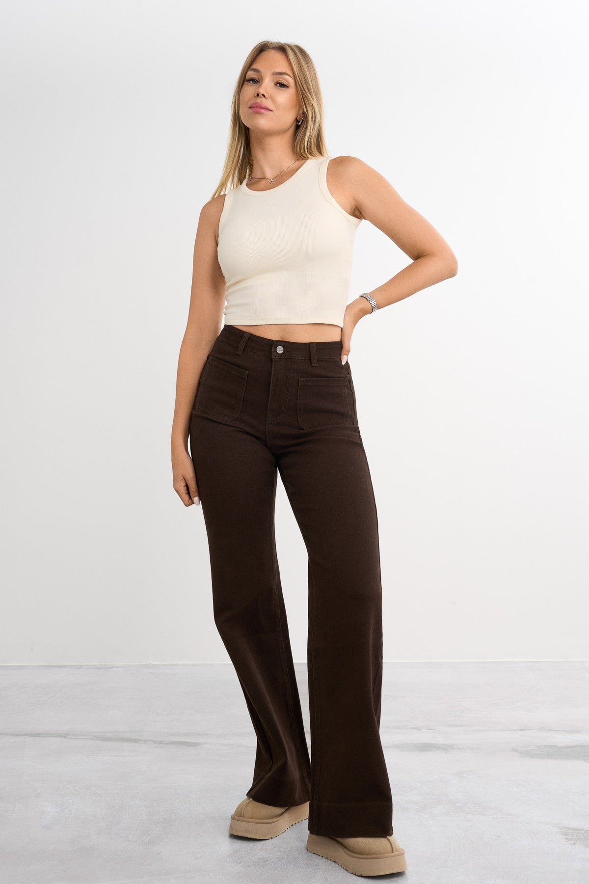 Retro utsvingt jeans