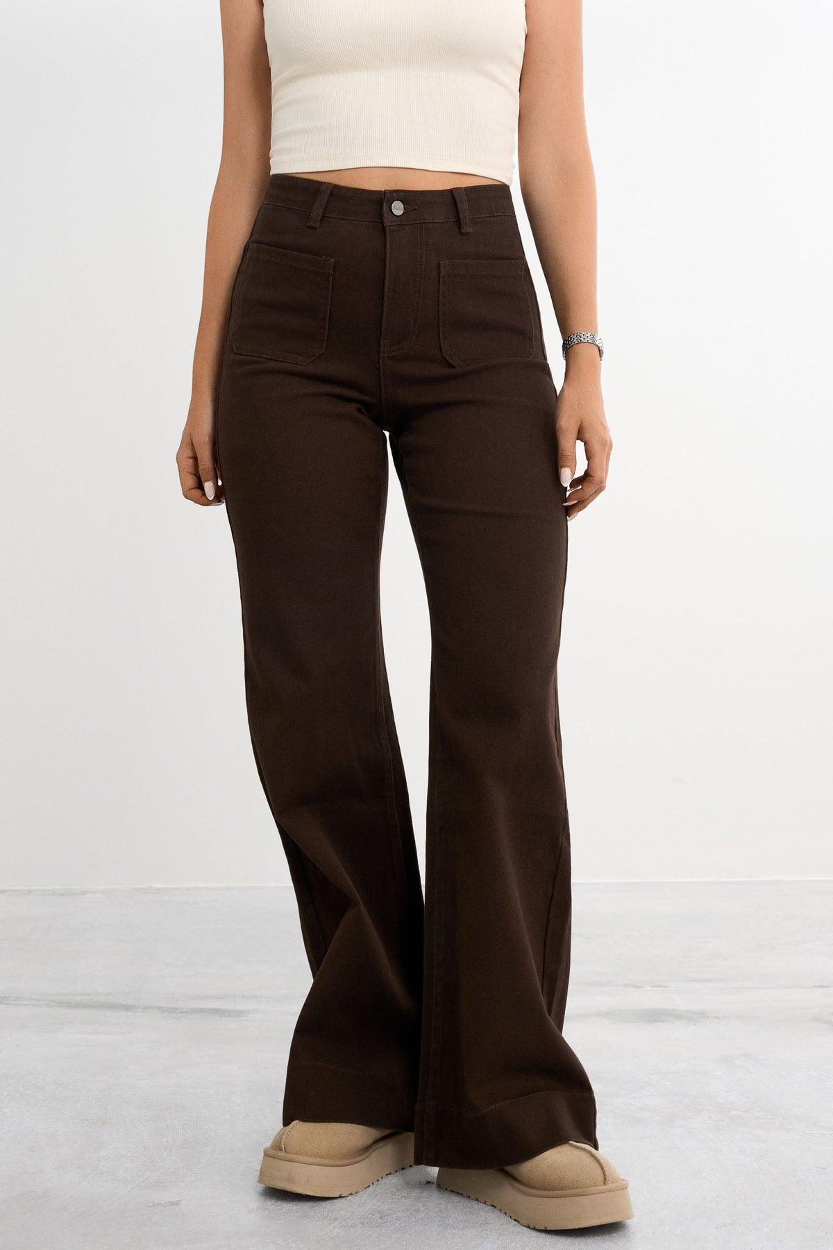 Retro utsvingt jeans
