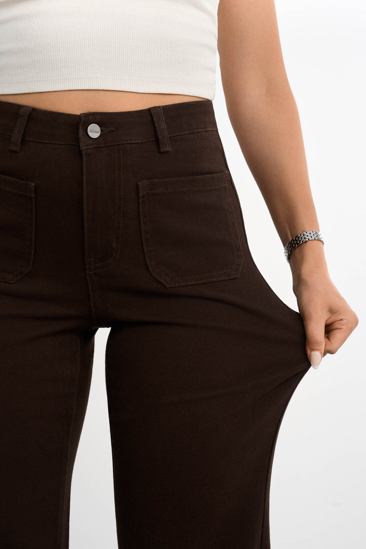 Retro utsvingt jeans