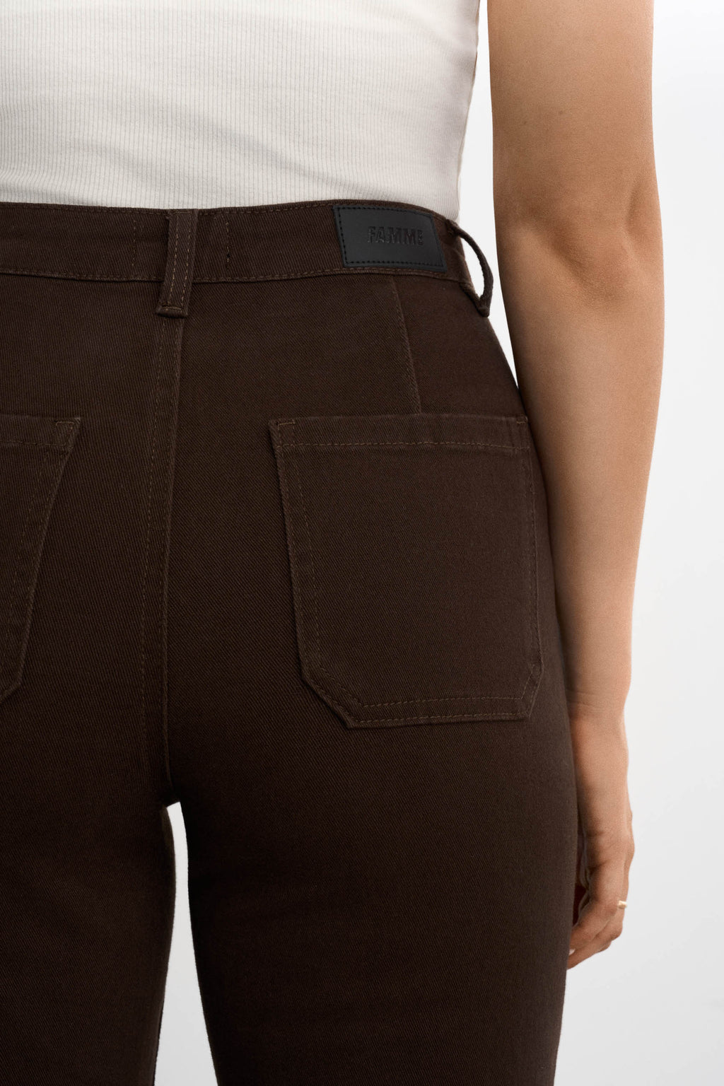 Retro utsvingt jeans