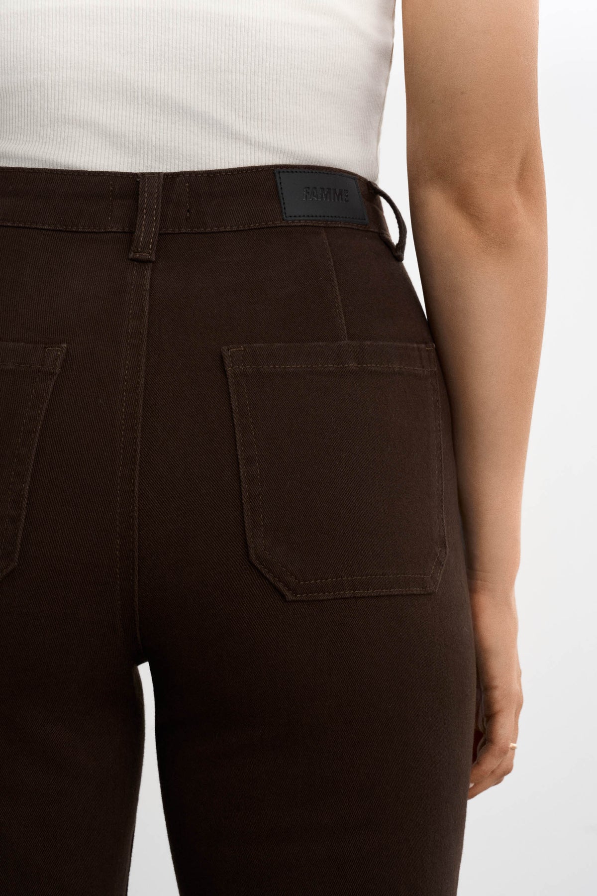 Retro utsvingt jeans