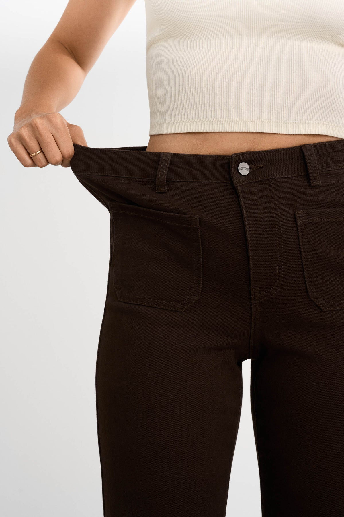 Retro utsvingt jeans