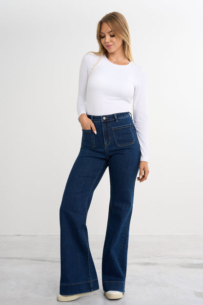 Retro utsvingt jeans