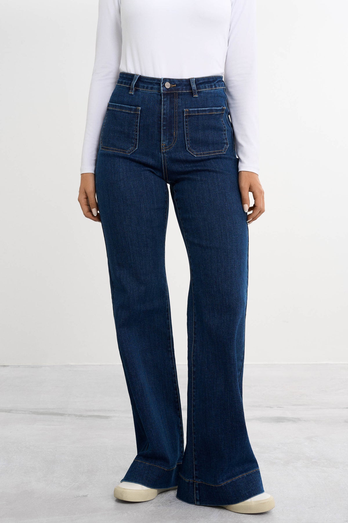 Retro utsvingt jeans