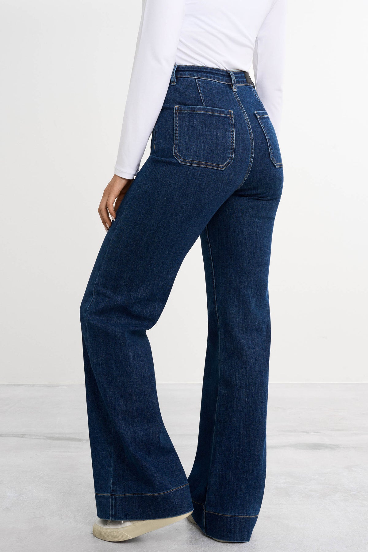 Retro utsvingt jeans