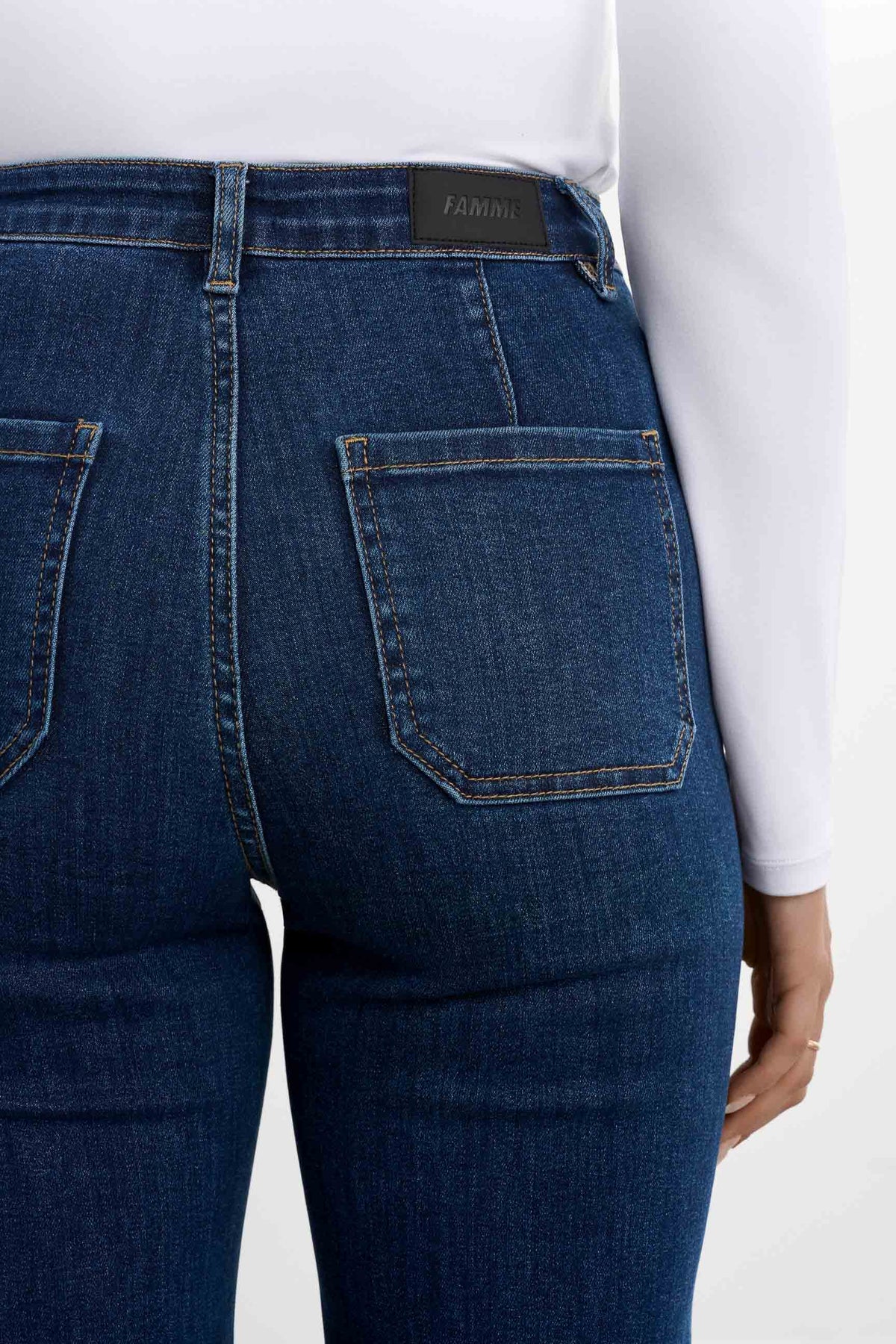 Retro utsvingt jeans