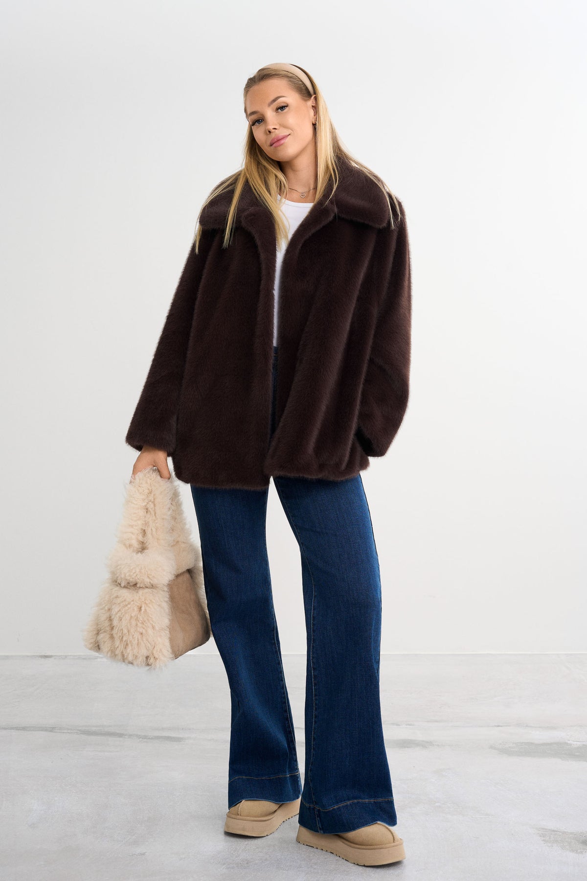 Retro utsvingt jeans