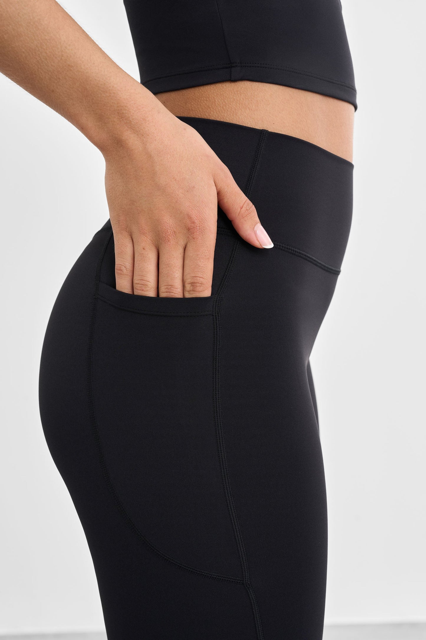 Signature flared leggings med lommer