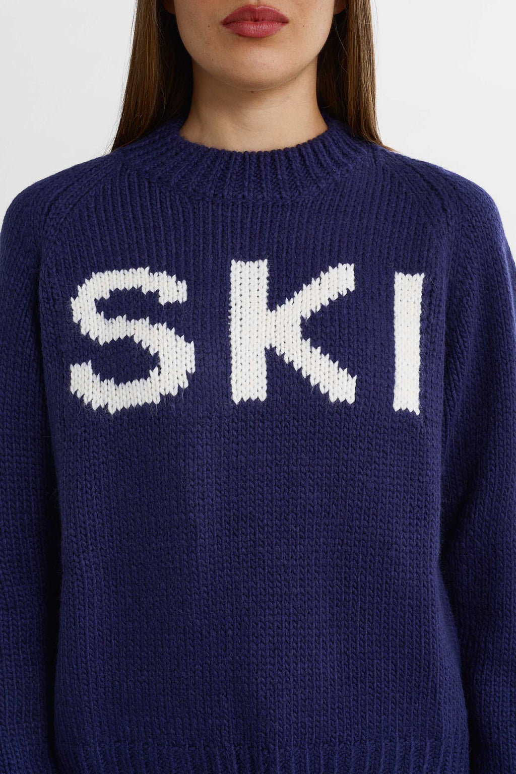 SKI Chunky strikkegenser