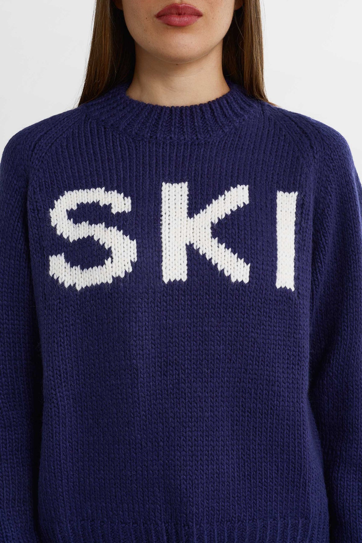 SKI Chunky strikkegenser