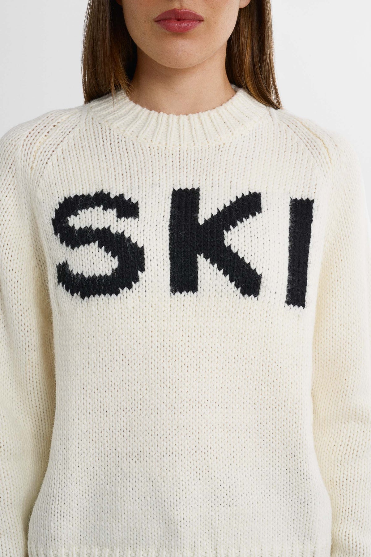 SKI Chunky strikkegenser