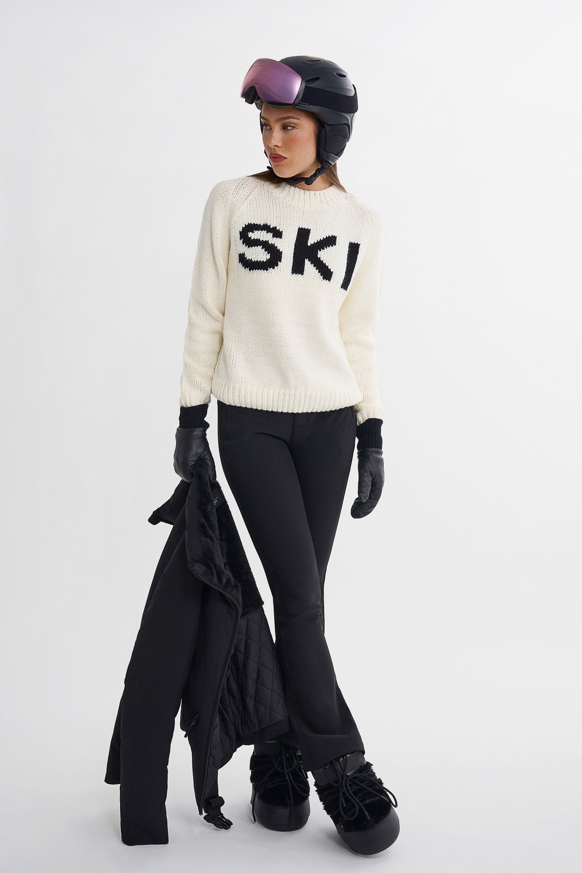 SKI Chunky strikkegenser