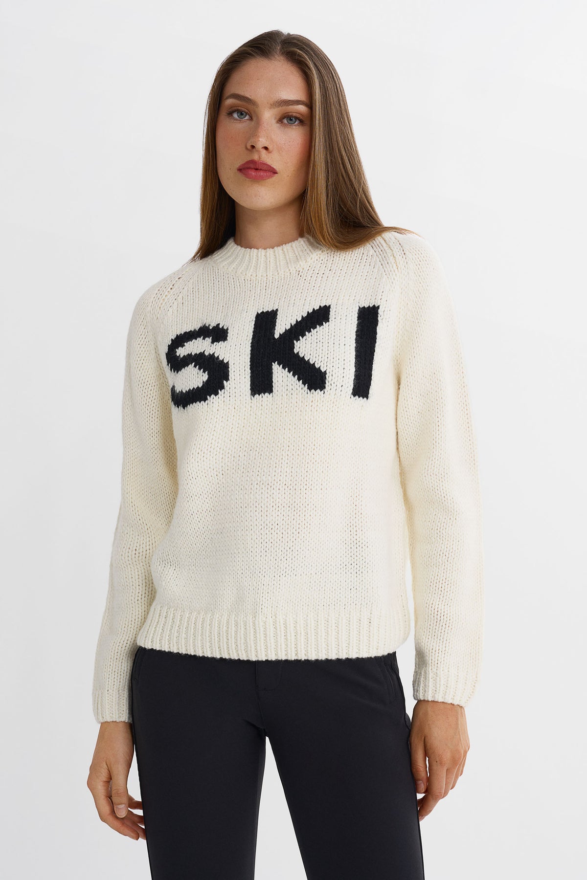 SKI Chunky strikkegenser