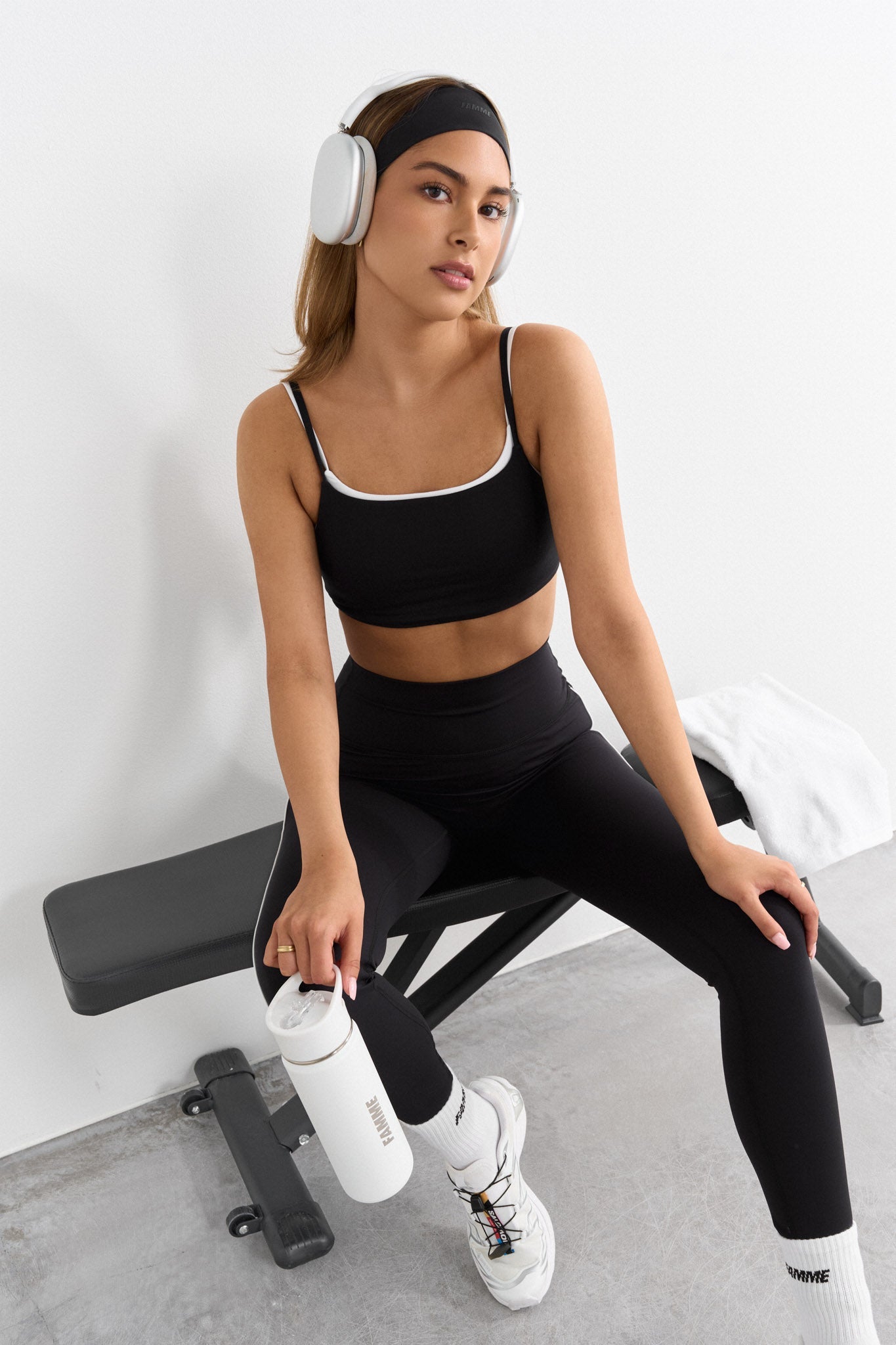 Softy Contrast-leggings