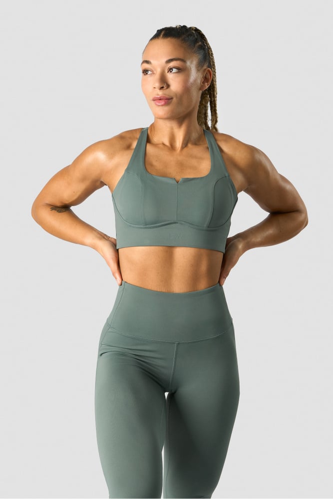 stride sports bra sea green