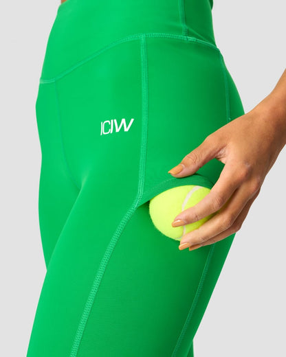 training tights bright green